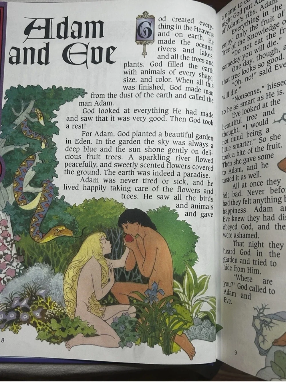 Bible Stories for Children - Purple Hardcover Kids Book